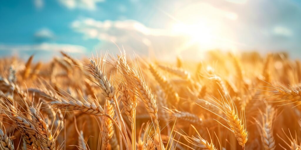 a wheat field